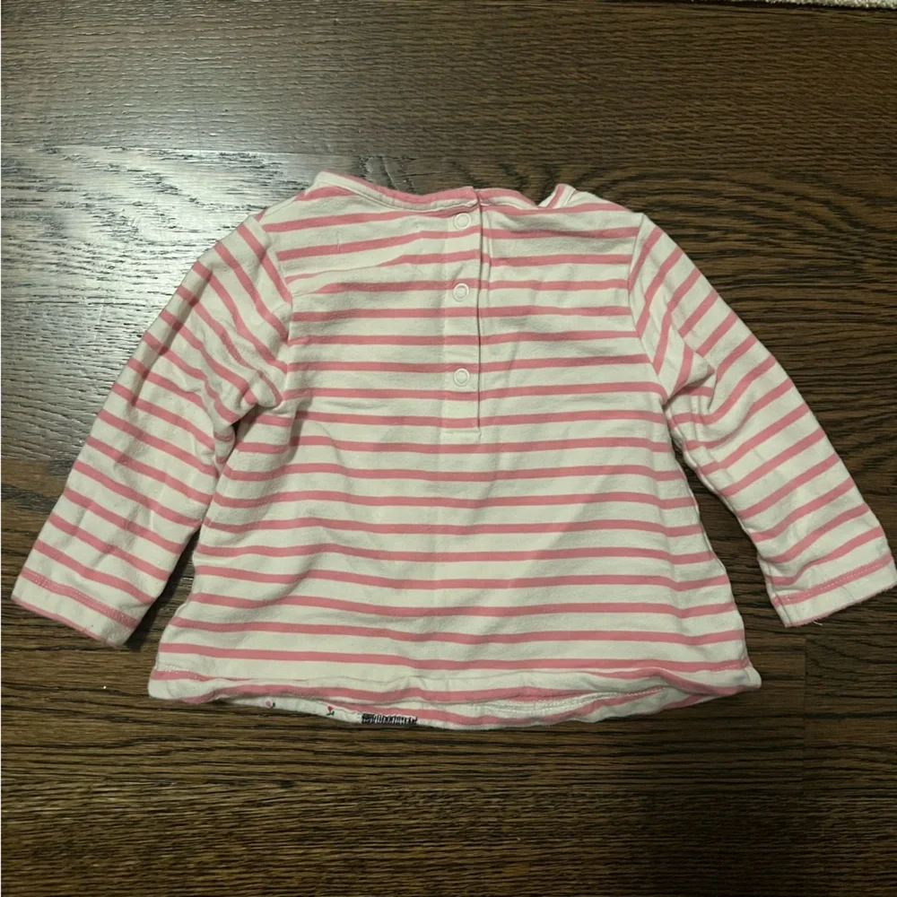 Mini Boden Pink Striped Penguin Set
